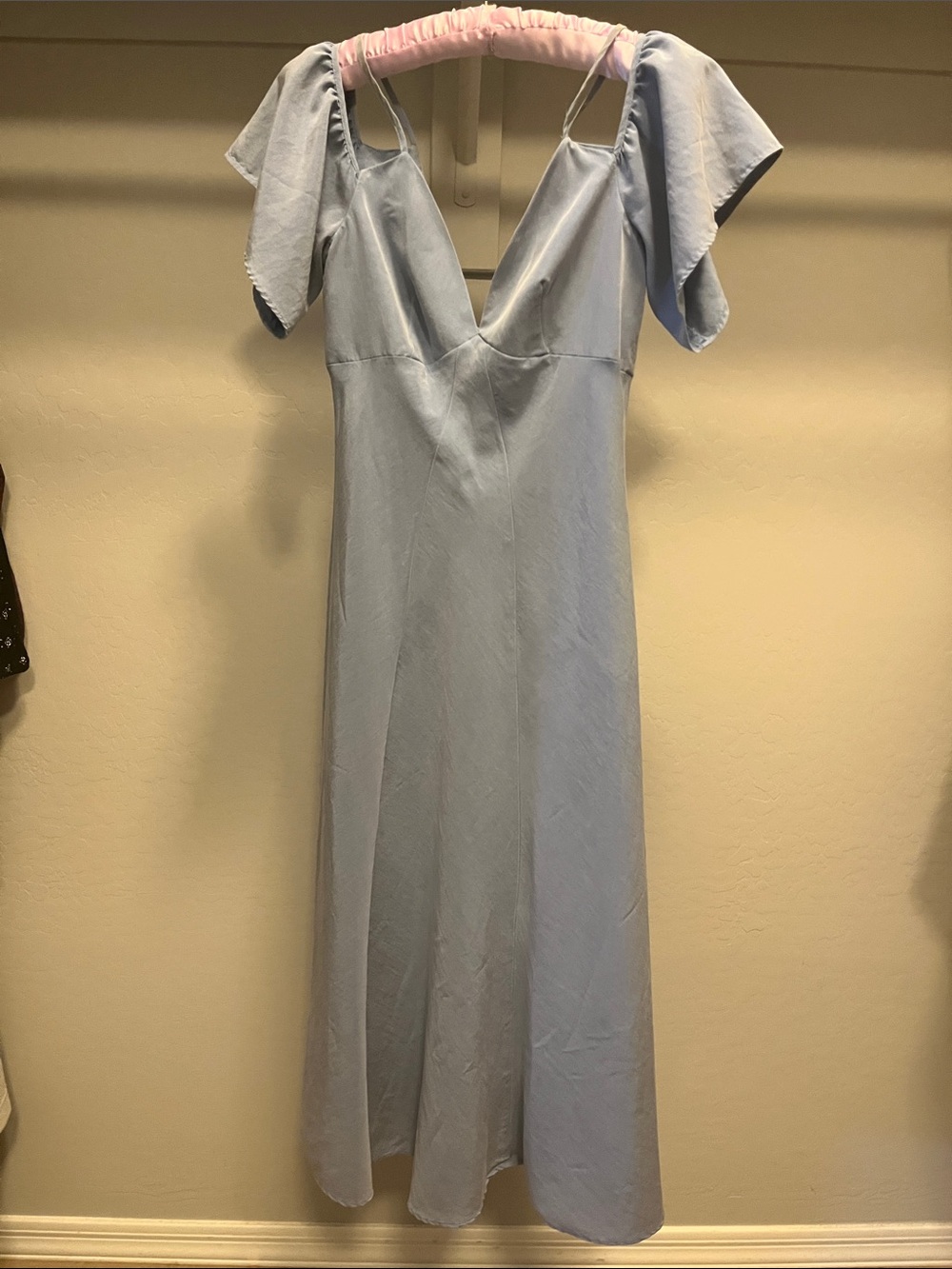 Zara Powder Blue One-Midi Dress